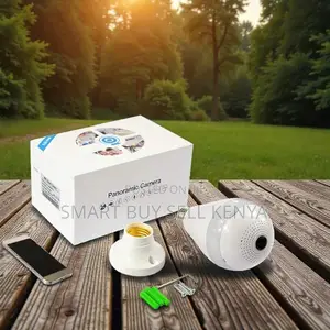 Easy Setup Panoramic 1080p Full Hd Wifi Bulb Camera