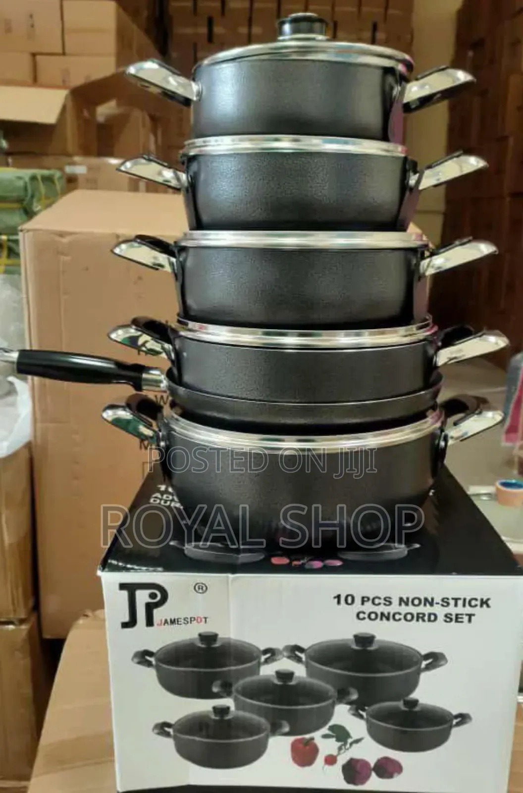 10pc Nonstick Cookware Set Set