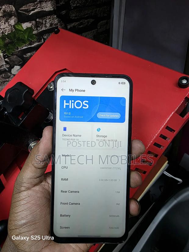 New Tecno Pop 10 64 GB Gray - thumbnail 4