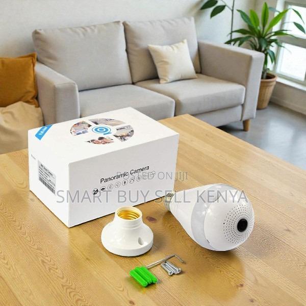 Instant Alerts Panoramic 1080p Full Hd Wifi Bulb Camera