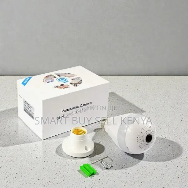 Real Time View Panoramic 1080p Full Hd Wifi Bulb Camera
