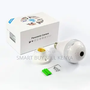 360 Degree Rotation Panoramic 1080p Full Hd Wifi Bulb Camera