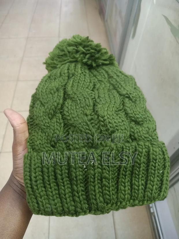 Stripped Plain Executive Unisex Beanie Hats - thumbnail 2