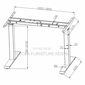 Electric Motorized Standing Office Desk-1200mm