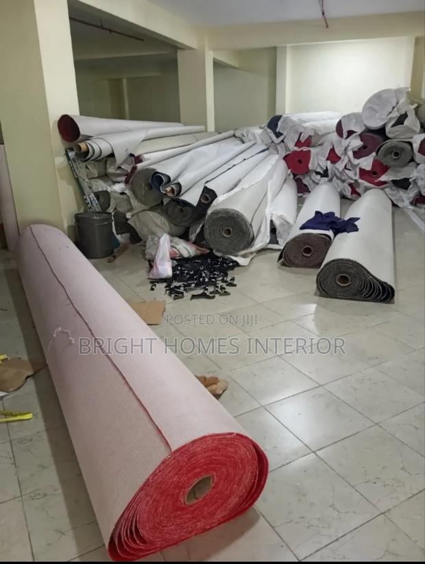 Wall to Wall Red Carpet Width Width of 4m - main view