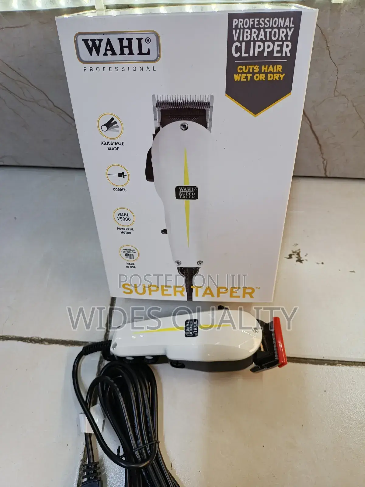 Wahl Super Taper Corded Hair Clipper, a Professional-Grade