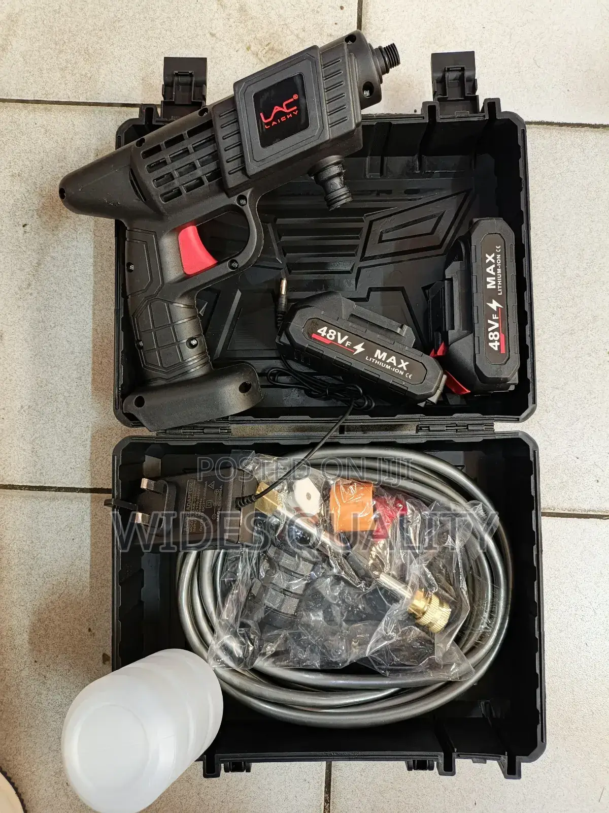 Portable Cordless High-Pressure Electric Car Washer Kit