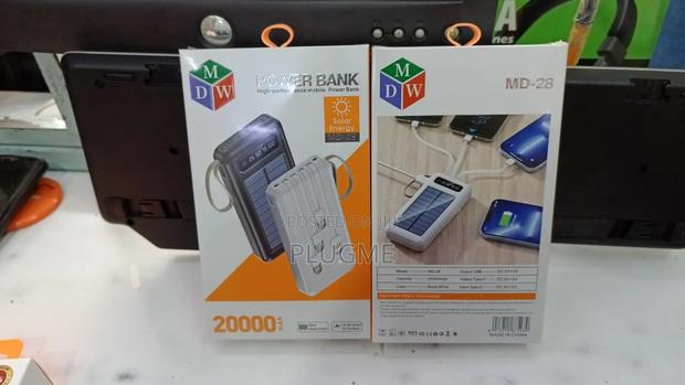 High Performance 20000mah Solar Power Bank - main view