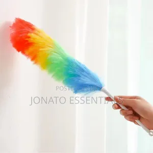 Rainbow Microfiber Feather Duster For House And Car Cleaning