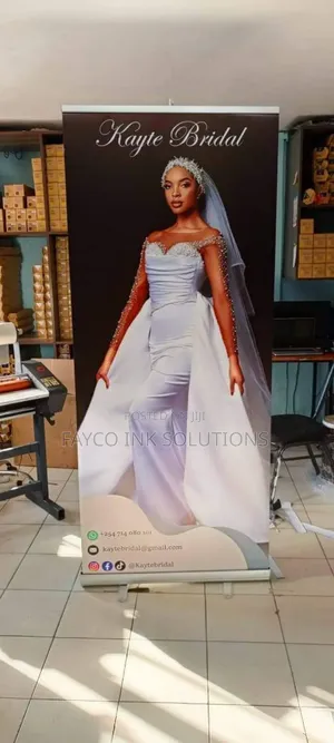 Wedding Broad Base Roll-Up Banner — Elegant Memorable