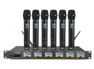 BNK X85 Dynamic 6 Wireless Microphones Powerful Digital Microphone