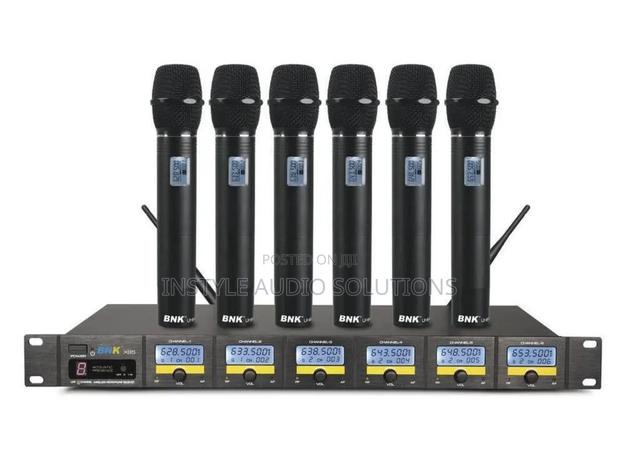 BNK X85 Dynamic 6 Wireless Microphones Powerful Digital Microphone - main view