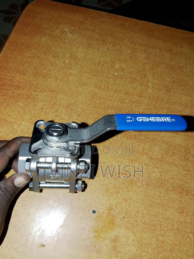 Genebre Stainless Steel 3-Piece Ball Valve. - thumbnail 2
