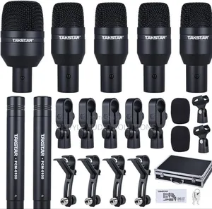 Takstar Full Set Drumset Professional Microphones High Performance