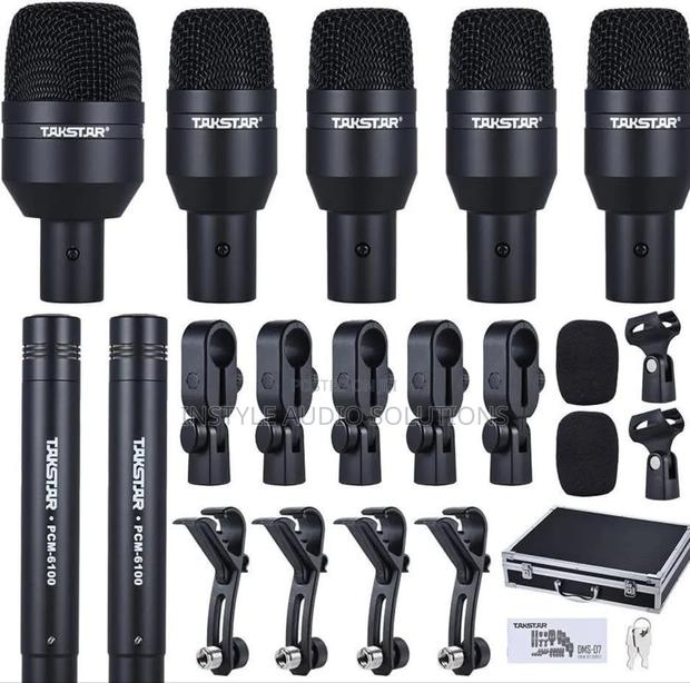 Takstar Full Set Drumset Professional Microphones High Performance