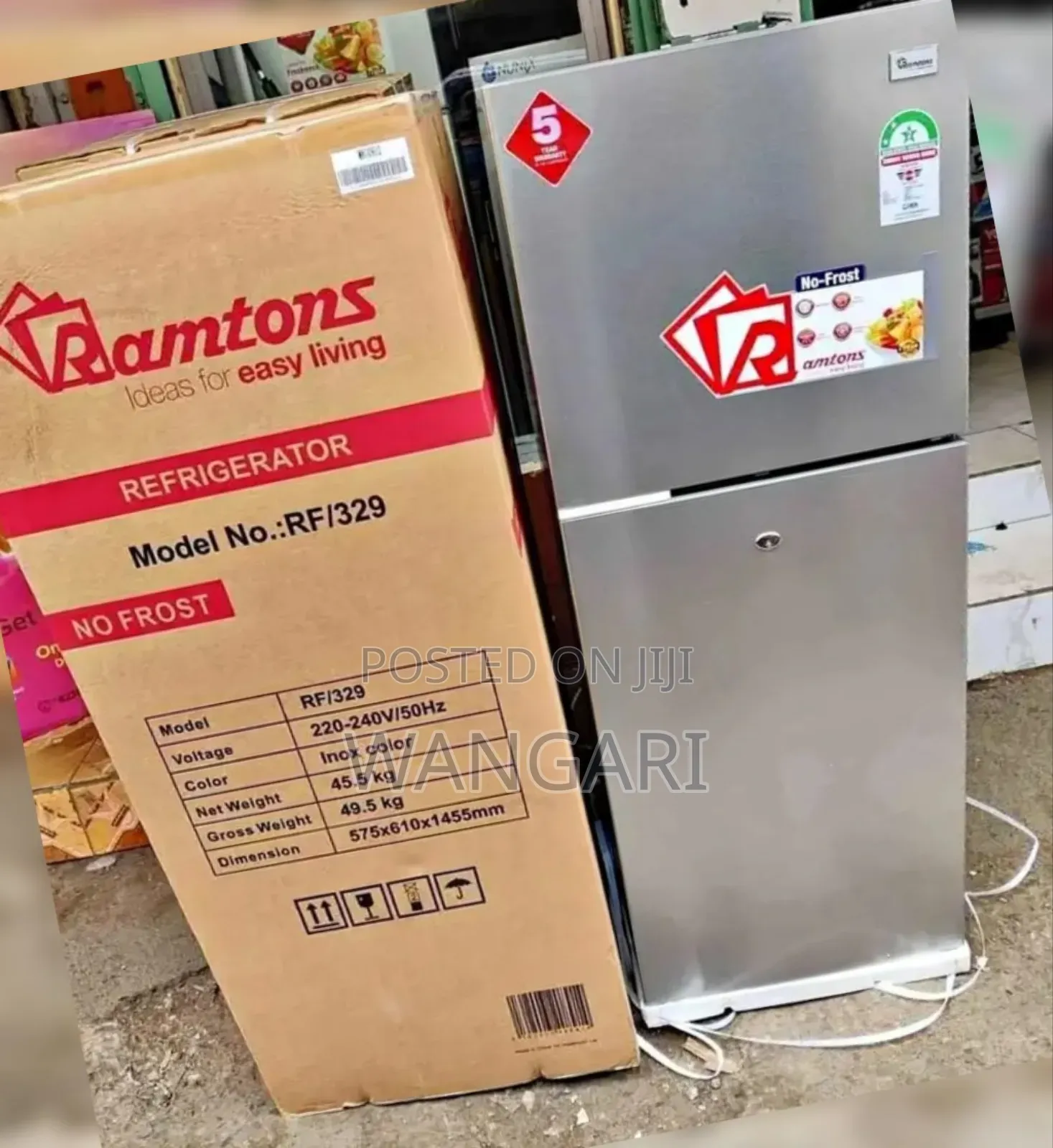 Rf 329, No Frost With 5year Warranty, Ramtons