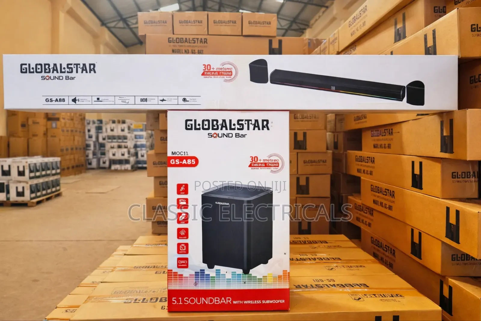 5.1 Ch Globalstar Soundbar A85 Wireless 170w
