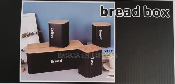 *New Arrival*
* Bread Bin Plus Canisters With Bamboo Lids - thumbnail 6