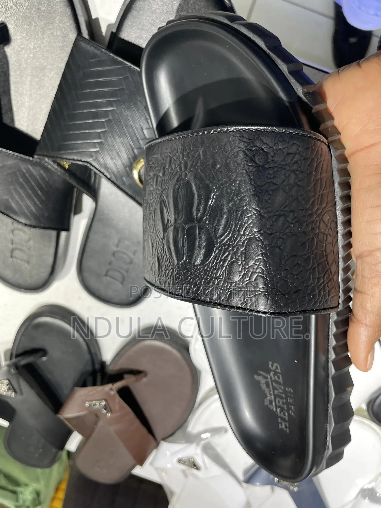 Designer Sandals, Clogs Gucci , Versace , Dior, Hermes