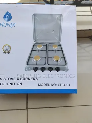 Nunix Jikoni Pro 4-Burner - Low Gas, High Flame! Limited Stock!”