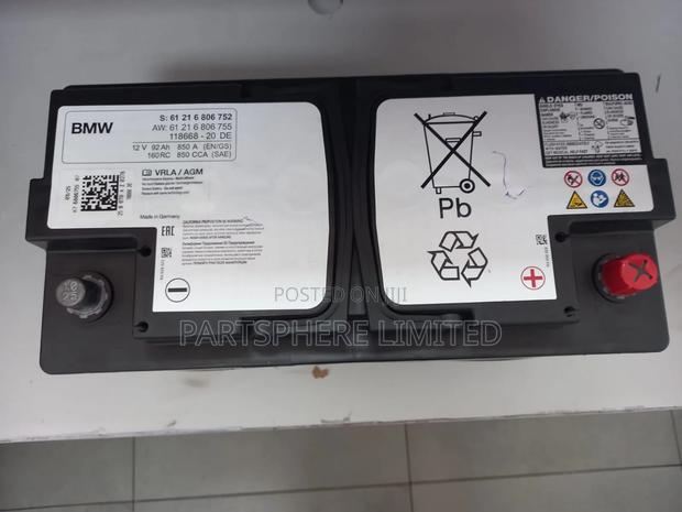 Agm92 BMW Oem Battery 12v 92ah 850cca