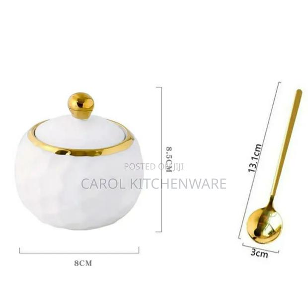 3 in 1 Sugar Canister With Triangle Shape Stand - thumbnail 2