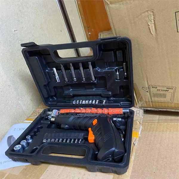 Cordless Portable Long-Lasting 8pcs Rechargeable Screw Toolset