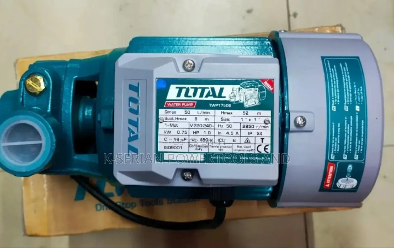 Reliable Total 1.0hp Booster Pump/1.0hp Total Booster Pump