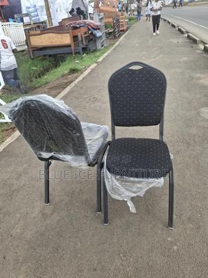 All Black Banquet Chair - main view