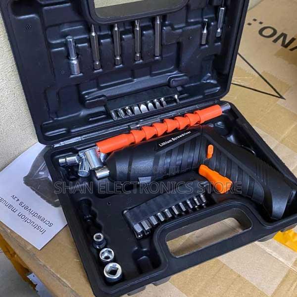 Cordless Design With Long-Lasting Rechargeable Screwdriver 48pcs Set