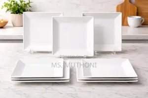 6 PCS Hotel Standard Square Dinner Plates
