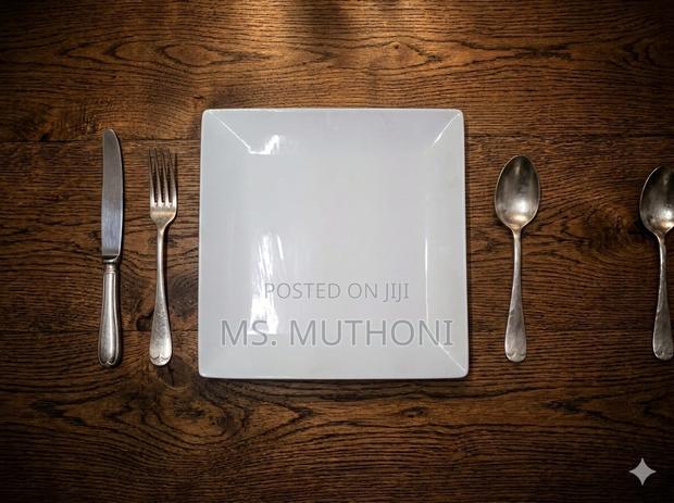 6 PCS Hotel Standard Square Dinner Plates - thumbnail 5