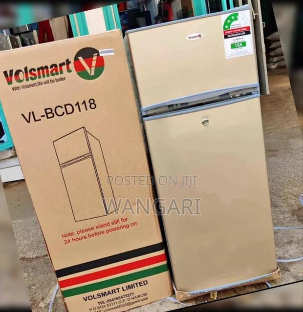 Volsmart 118l Double Door Fridge Vl Bcd118