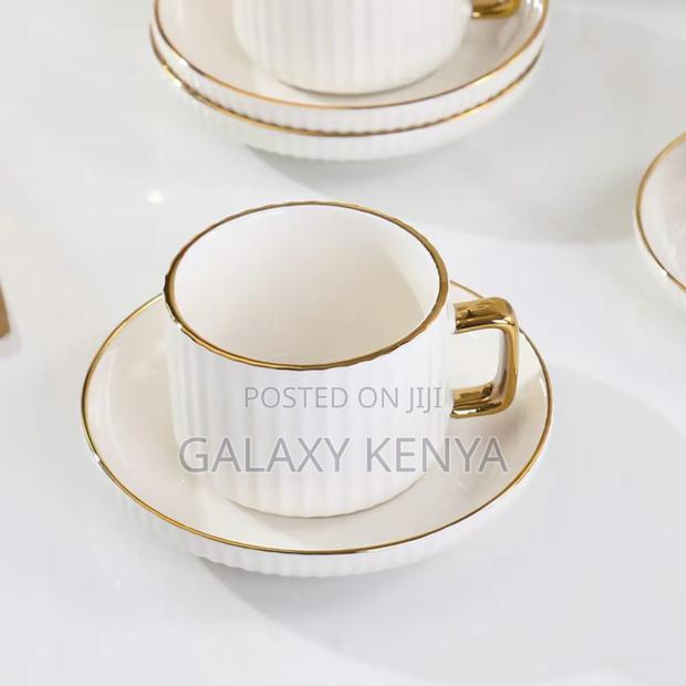12pcs Ceramic Coffee/Tea Cups Set - thumbnail 3