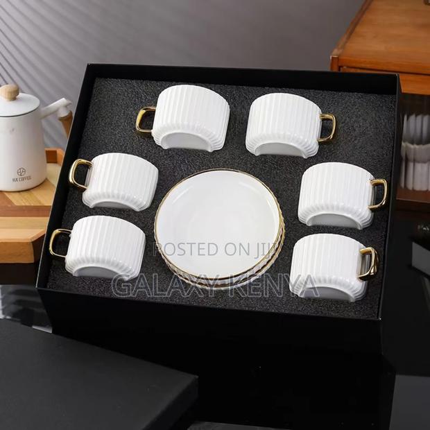 12pcs Ceramic Coffee/Tea Cups Set - thumbnail 5
