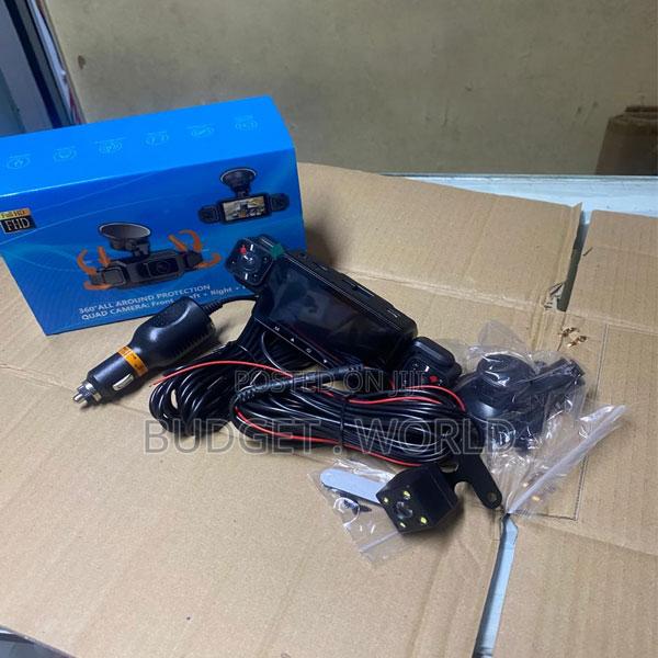 S22 4 Lens Car DVR With Emergency Lock