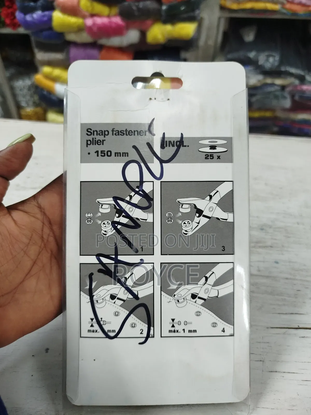 Snap Fastener Pliers