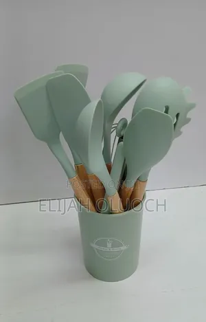 12 In 1 Cooking/ Serving  Spoons Set With Holder