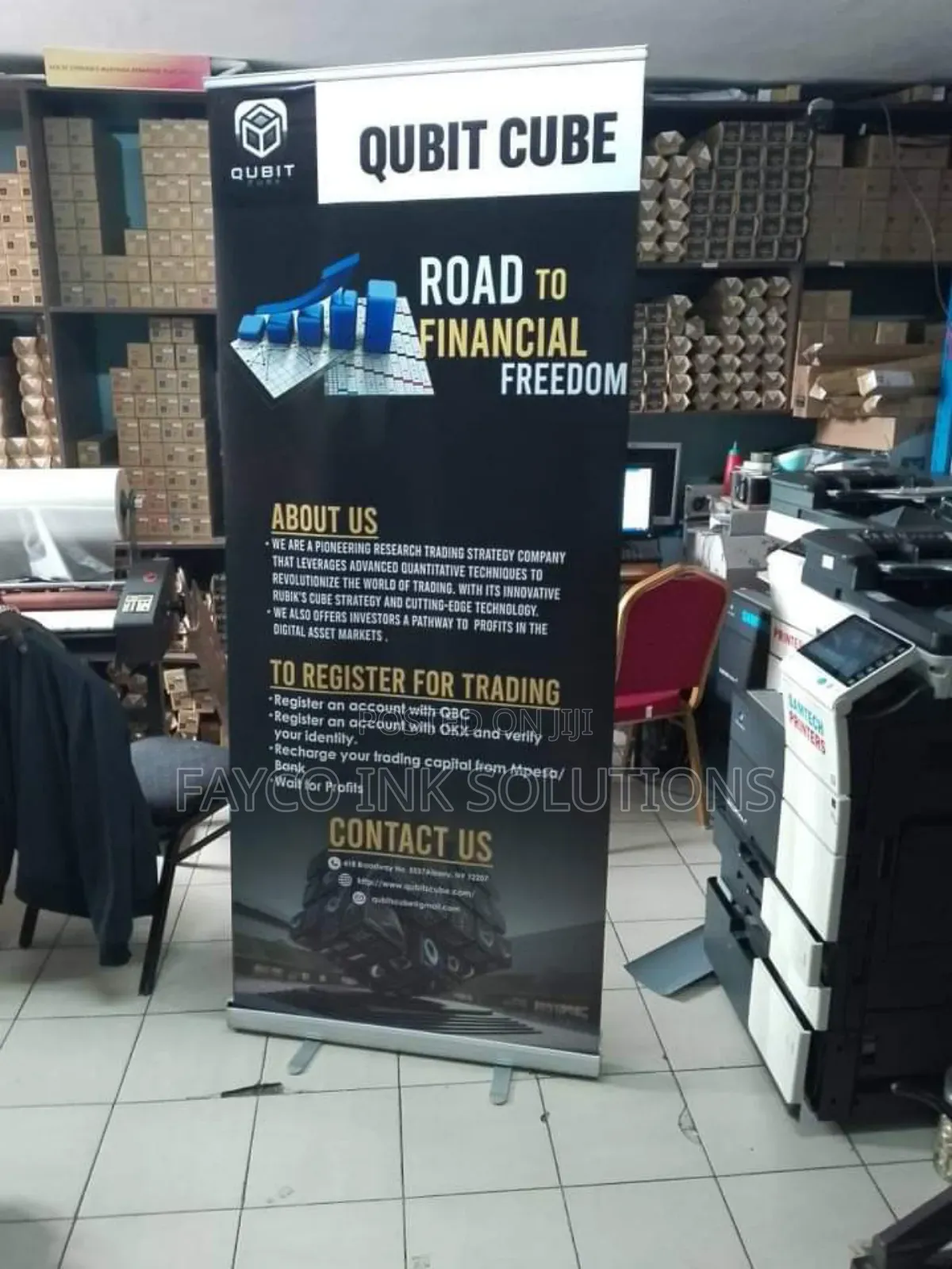 Narrow Base Roll-Up Banners — Slim, Sleek Visible