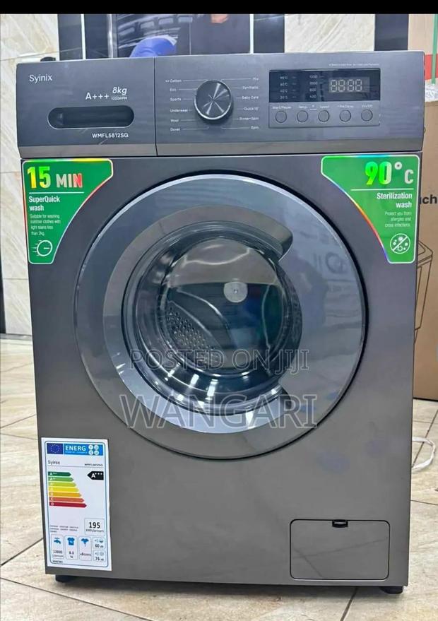 Synix 8 Kg Washing Machine Brand New - main view