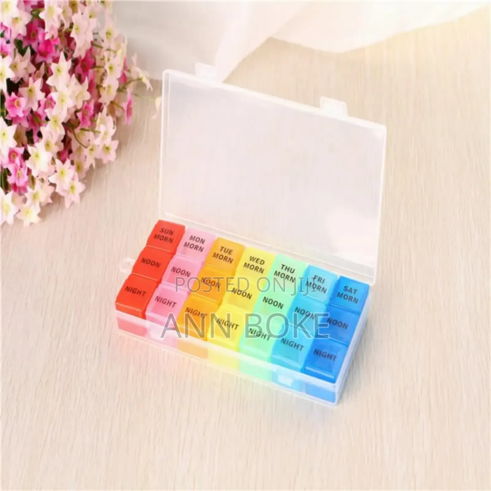 Detachable Weekly Pill Planner . 7 Days 21 Slots Pill Storage Box
