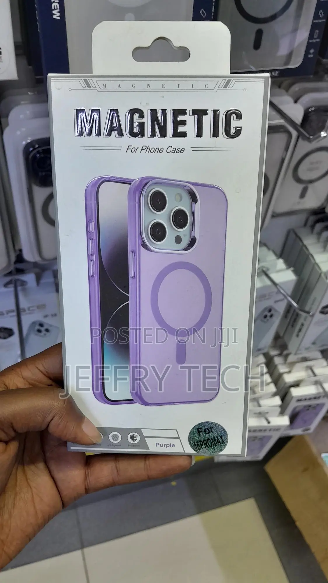 Canshn Magnetic Transluscent iPhone 15 Pro Max Case