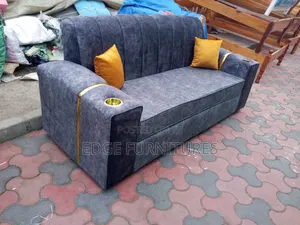 Dark Grey Three Seater Sofa for Sale