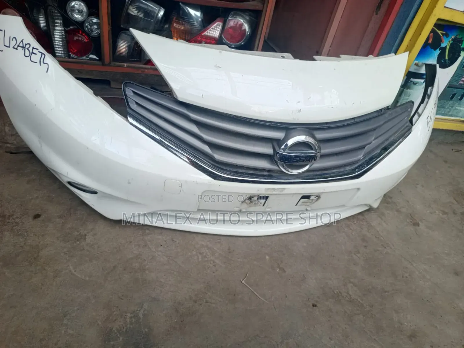Nissan Note Front Bumper Complete With Foglights And Bulb