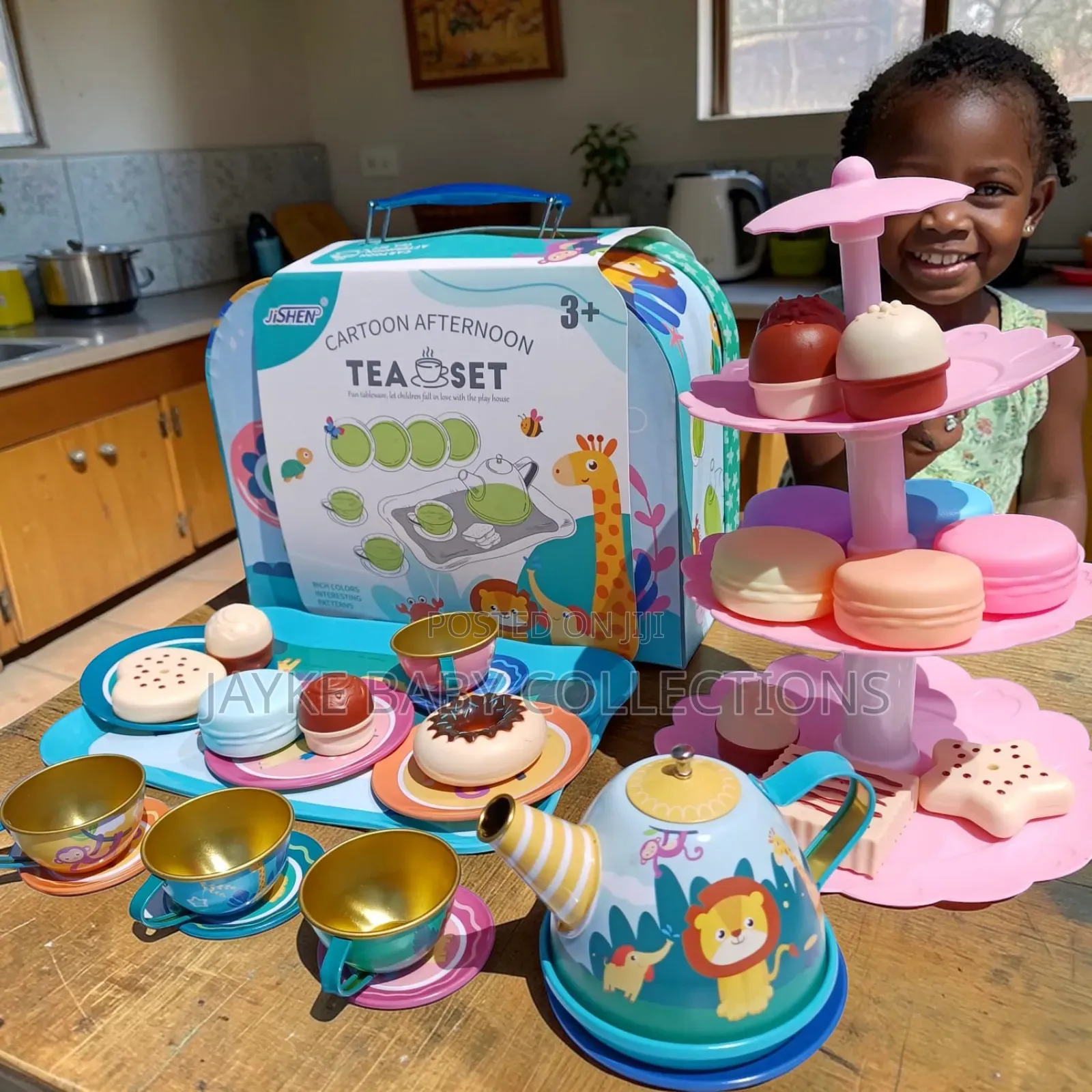Tea Party Fun? Kids Safari Tea Set Dessert Kit