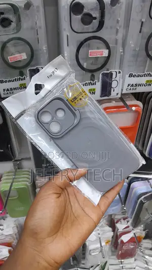 Nelima iPhone 17 New Magnetic Silicone With Lens Protection Stand