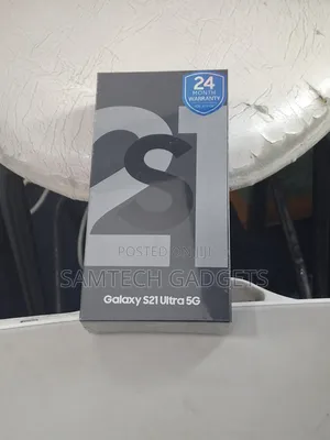 New Samsung Galaxy S21 Ultra 5G 256 GB Black