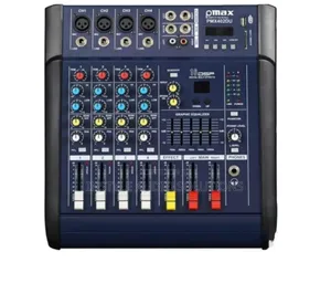 Qmax 4 Channel Powered Mixer 500w Output Usb,Bluetooth Pay on Delivery