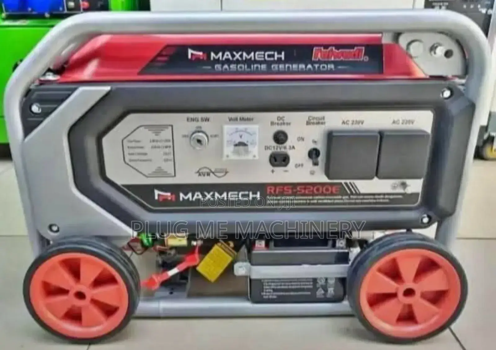 Heavy Duty Maxmech Petrol Generator 3.8kva Electric Start (Rfs-5200e)