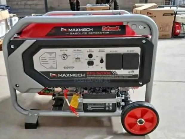 Heavy Duty Maxmech Petrol Generator 3.8kva Electric Start (Rfs-5200e)